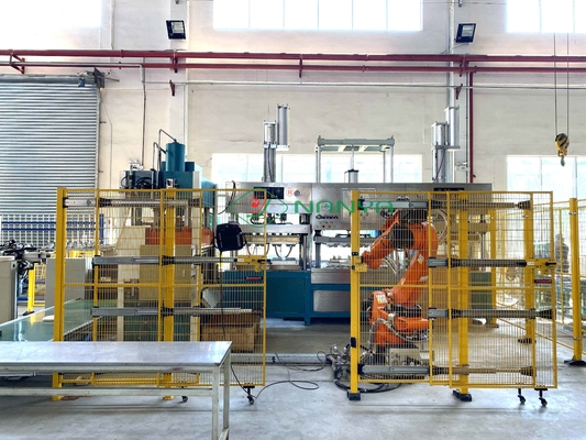 Van de de Pulpplaat van de vezel Vormende Machine van het de Machine Biologisch afbreekbare Vaatwerk van Makine van de de Machinepulp de Maaltijddoos die Machine maken