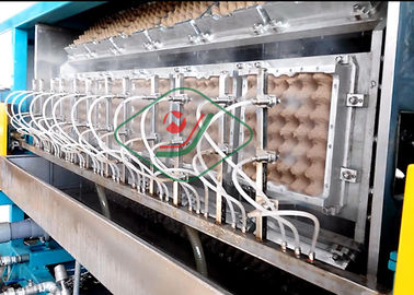 De Eco Gevormde Machine van het het Eidienblad van het Pulppapier met 6 Lagen Droger 220 V - 450 V