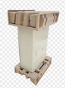 Het halfautomatische Vergeldende Dienblad die van het Pulpei Machine met Dubbele Cilinder maken