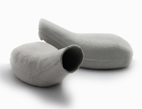Halfautomatische papierpulp urinale flessenmachine / biologisch afbreekbare urineflessenmachine pulp gieten medische producten