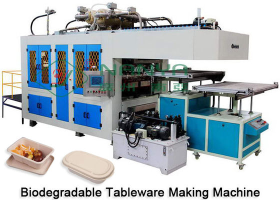 Machine voor het maken van tafelgerei van papierpulp, drogen en snijden in mal, CE-certificaat