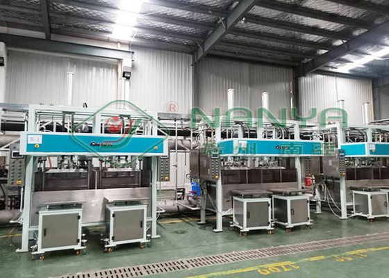 Recyclage papierbak eibak koffiebak schoenenbak geautomatiseerde machines vacuüm adsorptie nieuwe bedrijven vormen