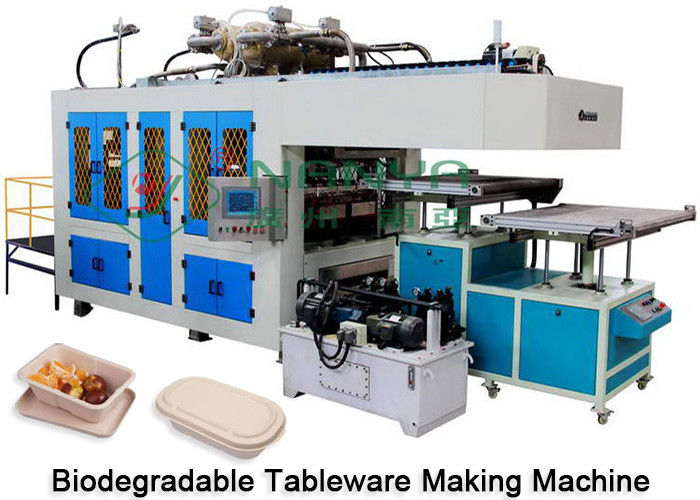 Machine voor het maken van tafelgerei van papierpulp, drogen en snijden in mal, CE-certificaat