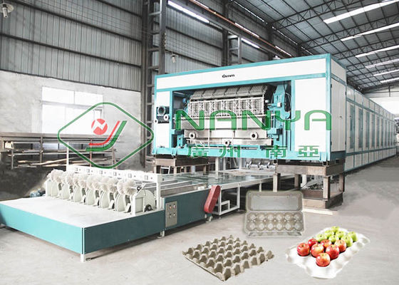 PLC 70mm 30 Holes Eierenbak Pulp Molding Equipment