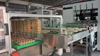 Volautomatische machine voor het maken van eierdozen / massaproductie Eierrekje / doos voor het maken van amchine