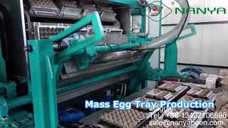 Volautomatische machine voor het maken van eiertrays / Massaproductie Eiertray / Carton Making amchine