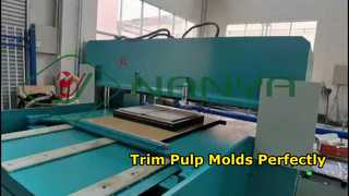Edage trimmachine / Pulp gegoten producten trimmen / industriële verpakkingsproducten trimmen